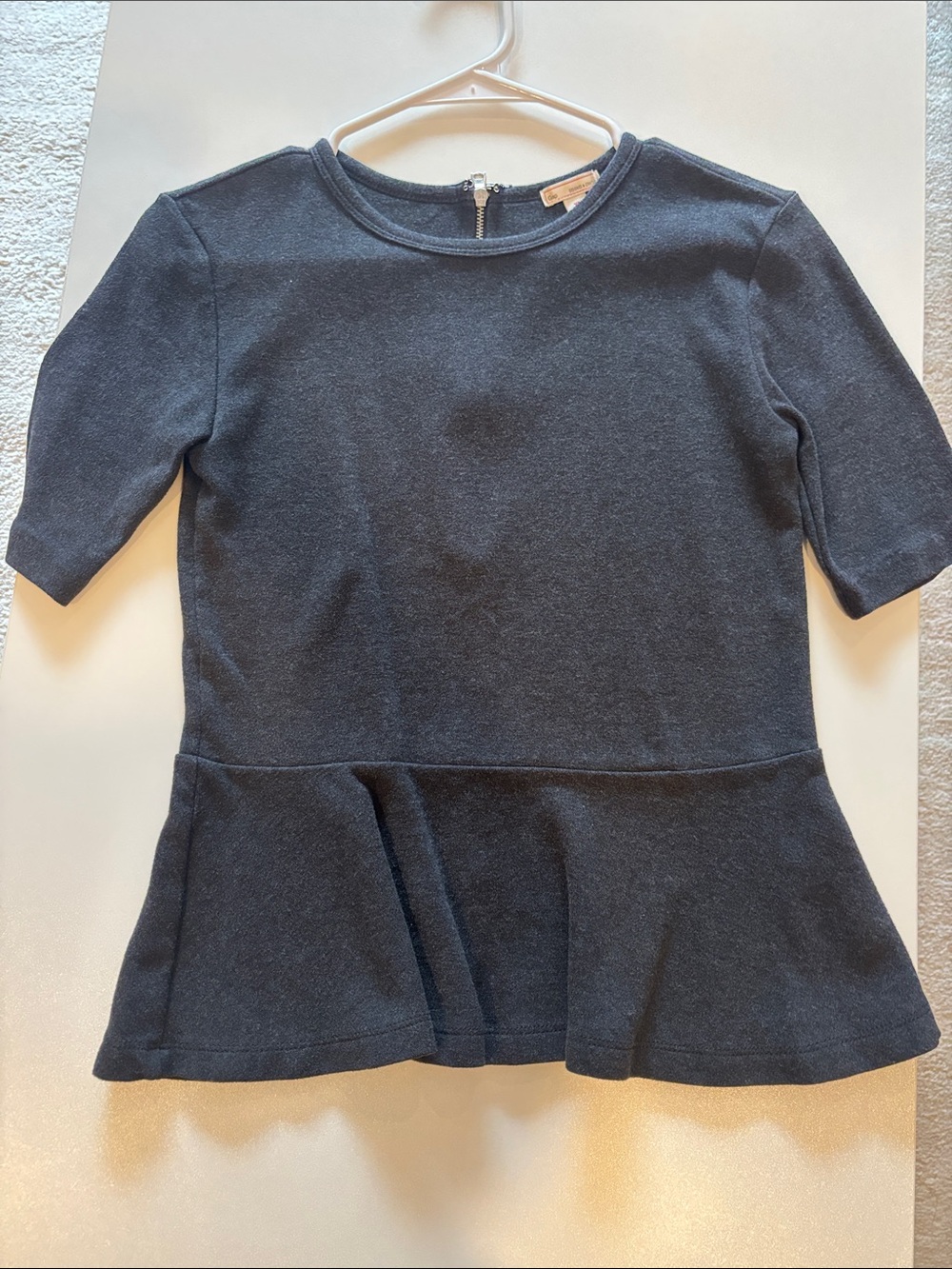GAP Navy Peplum Top